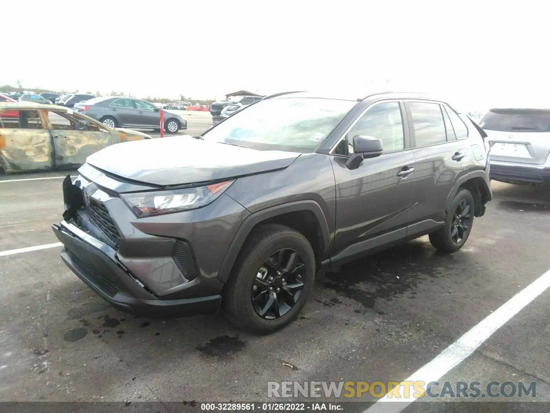 2 Фотография поврежденного автомобиля 2T3H1RFV6MC155999 TOYOTA RAV4 2021