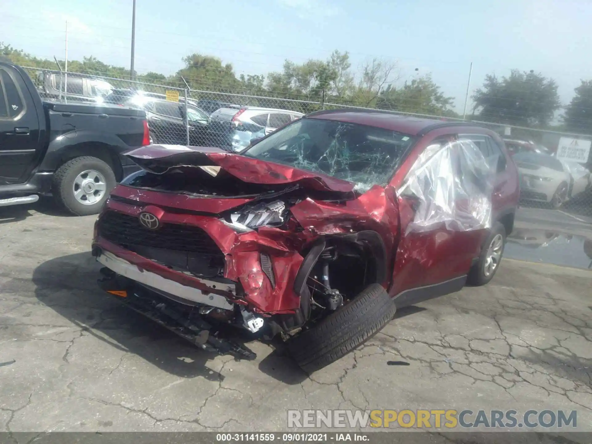 6 Photograph of a damaged car 2T3H1RFV6MW105263 TOYOTA RAV4 2021