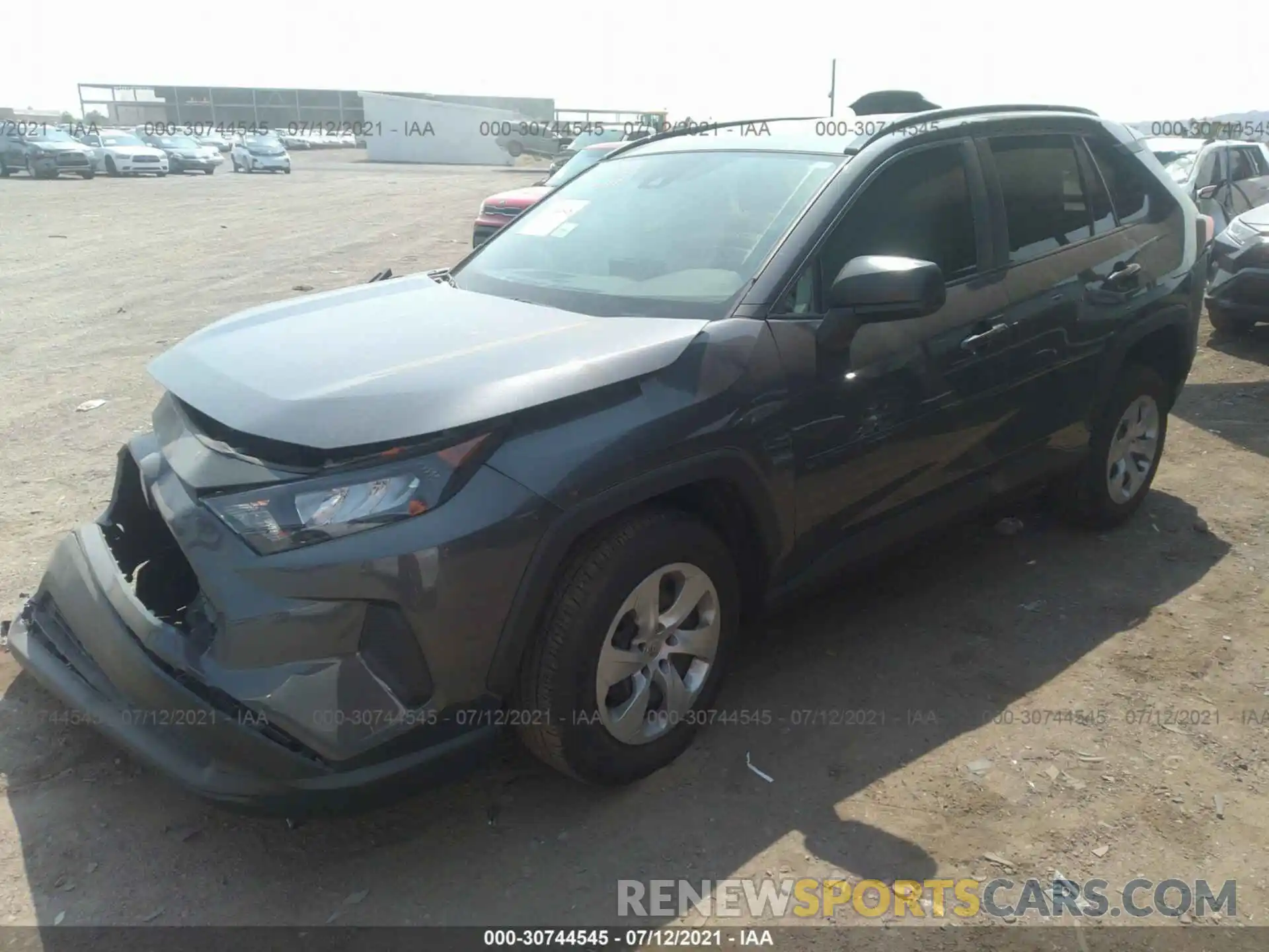 2 Photograph of a damaged car 2T3H1RFV6MW109961 TOYOTA RAV4 2021