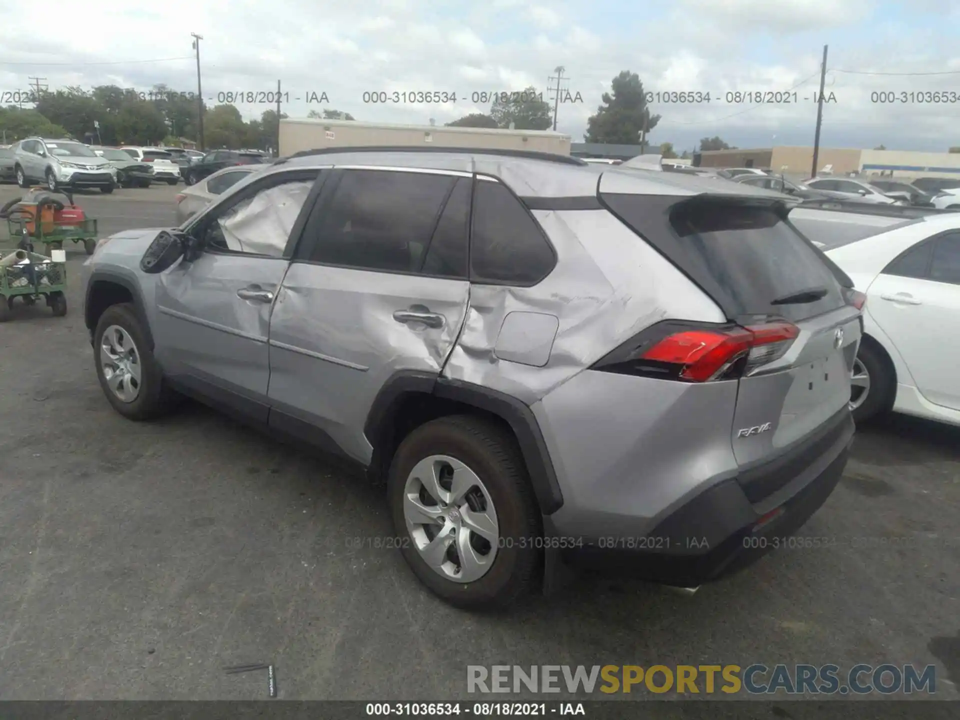 3 Photograph of a damaged car 2T3H1RFV6MW122452 TOYOTA RAV4 2021