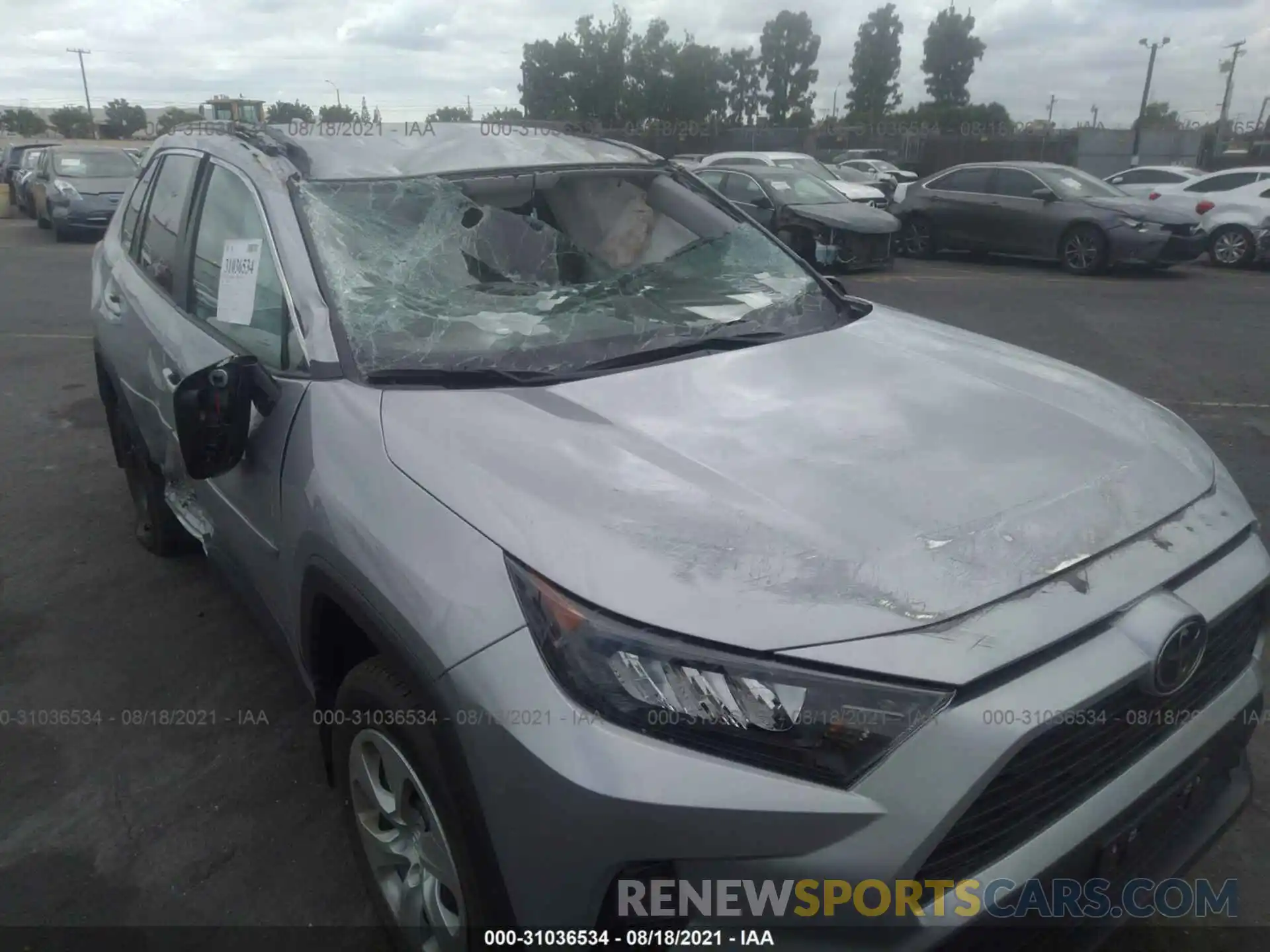 6 Photograph of a damaged car 2T3H1RFV6MW122452 TOYOTA RAV4 2021