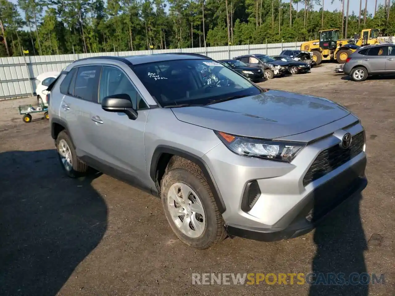 1 Photograph of a damaged car 2T3H1RFV6MW128459 TOYOTA RAV4 2021