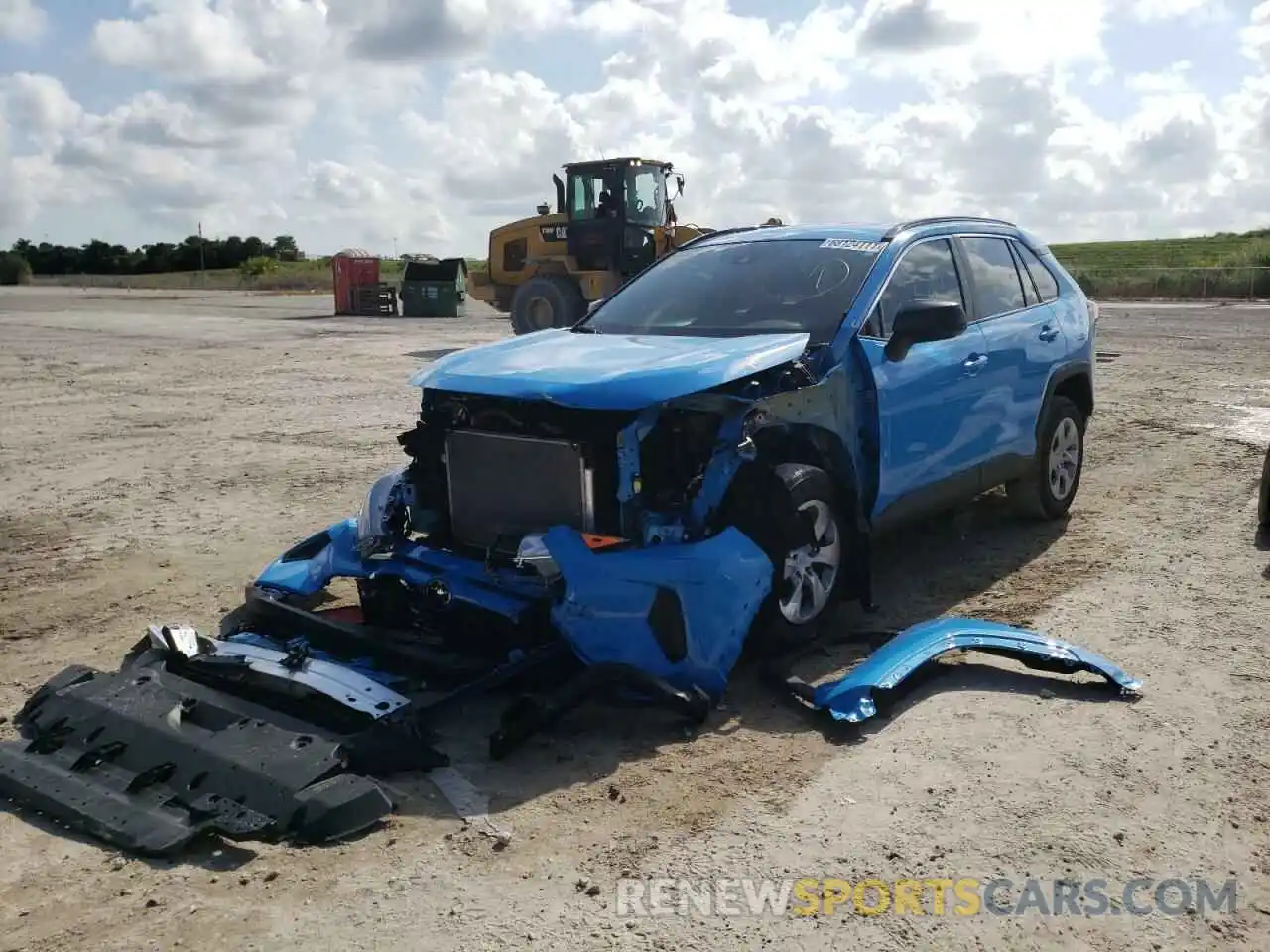 2 Photograph of a damaged car 2T3H1RFV6MW129448 TOYOTA RAV4 2021