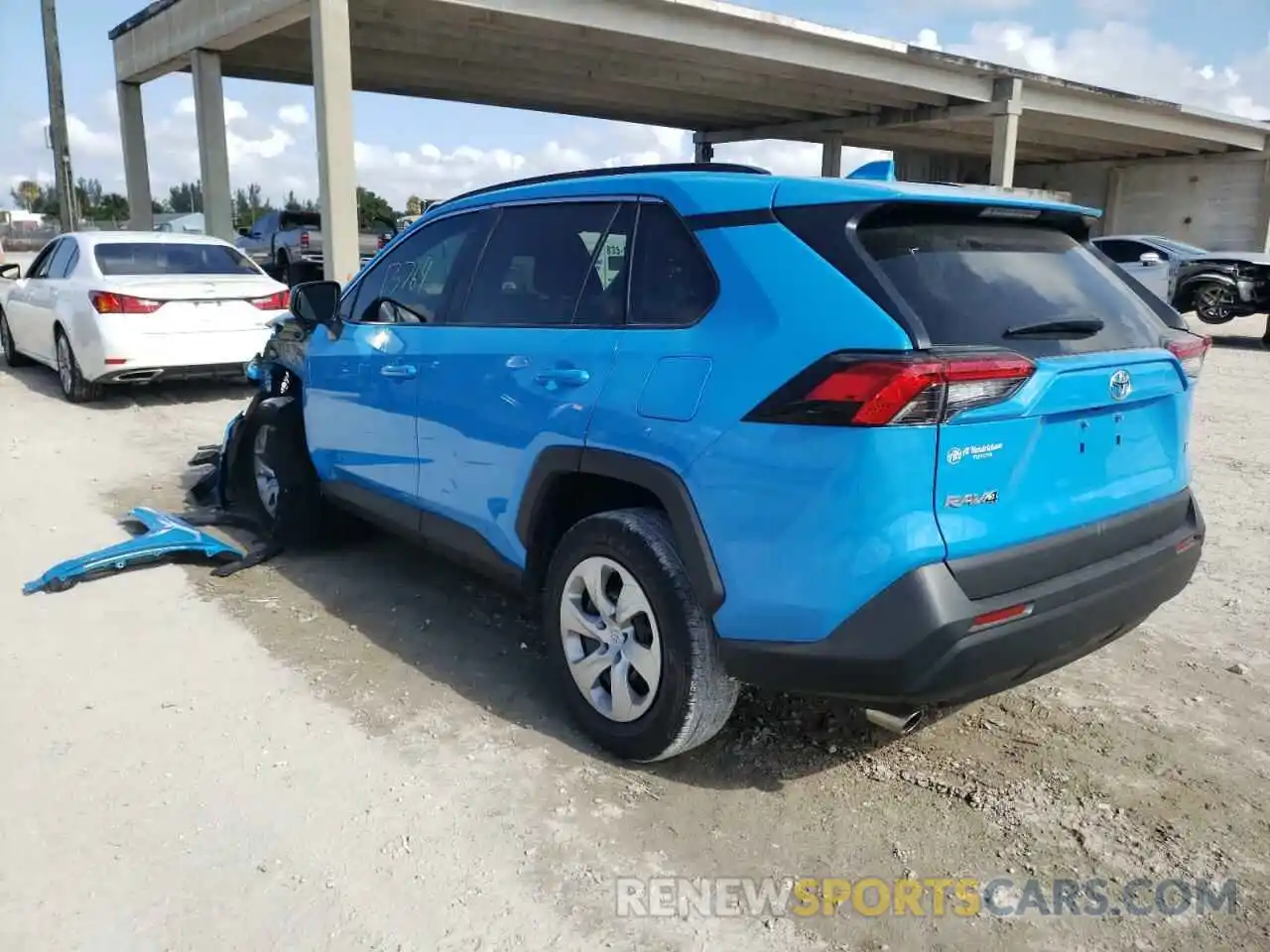 3 Photograph of a damaged car 2T3H1RFV6MW129448 TOYOTA RAV4 2021