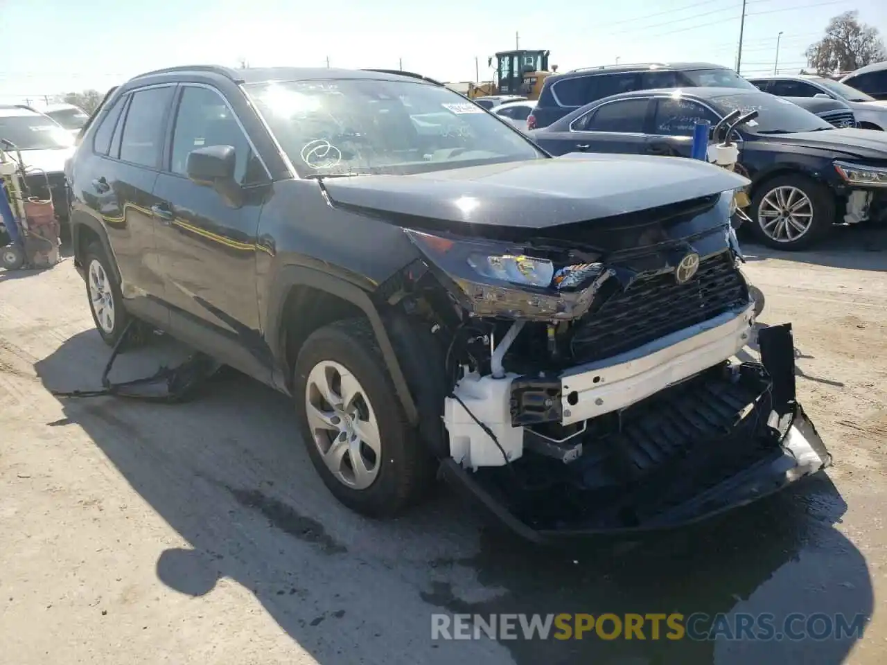 1 Photograph of a damaged car 2T3H1RFV6MW135511 TOYOTA RAV4 2021