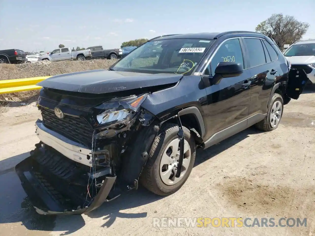 2 Photograph of a damaged car 2T3H1RFV6MW135511 TOYOTA RAV4 2021