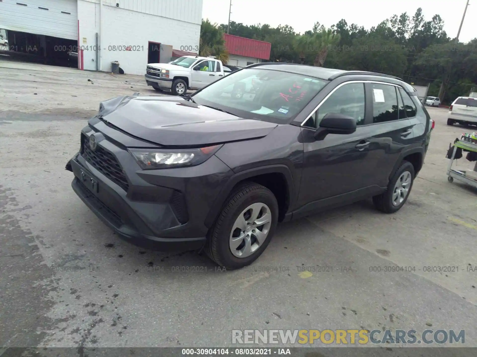 2 Photograph of a damaged car 2T3H1RFV6MW135881 TOYOTA RAV4 2021