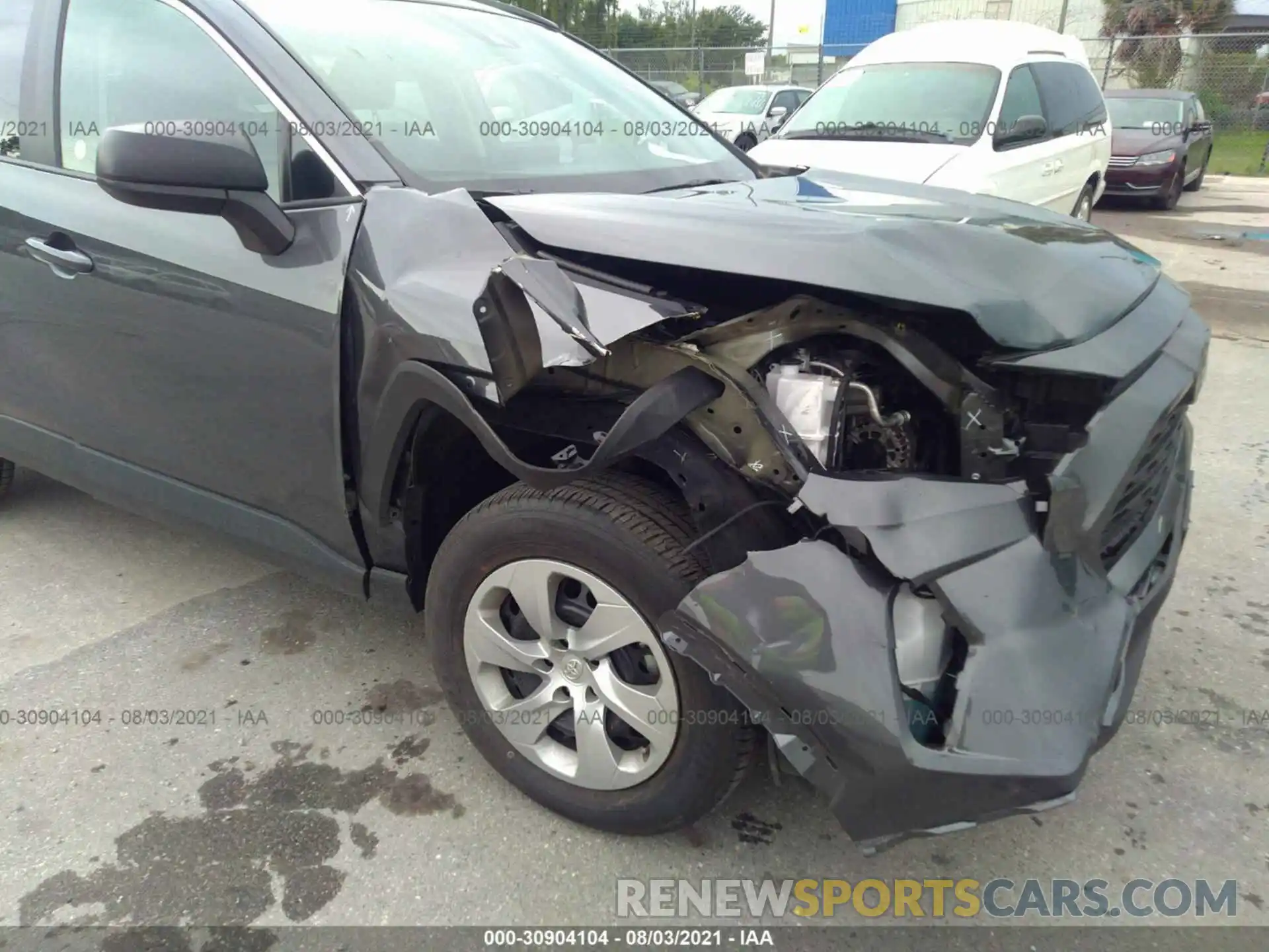 6 Photograph of a damaged car 2T3H1RFV6MW135881 TOYOTA RAV4 2021