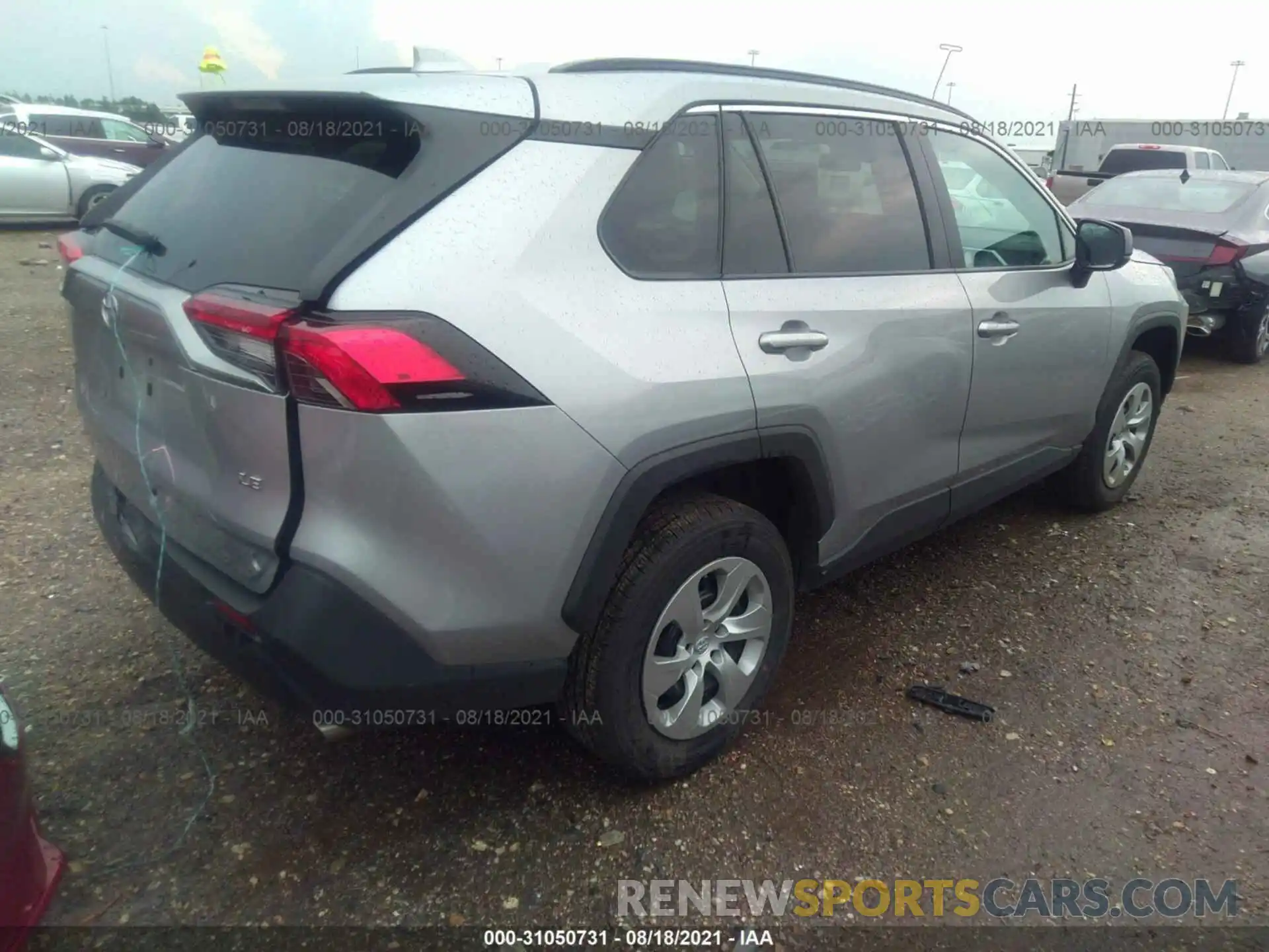 4 Фотография поврежденного автомобиля 2T3H1RFV6MW136397 TOYOTA RAV4 2021