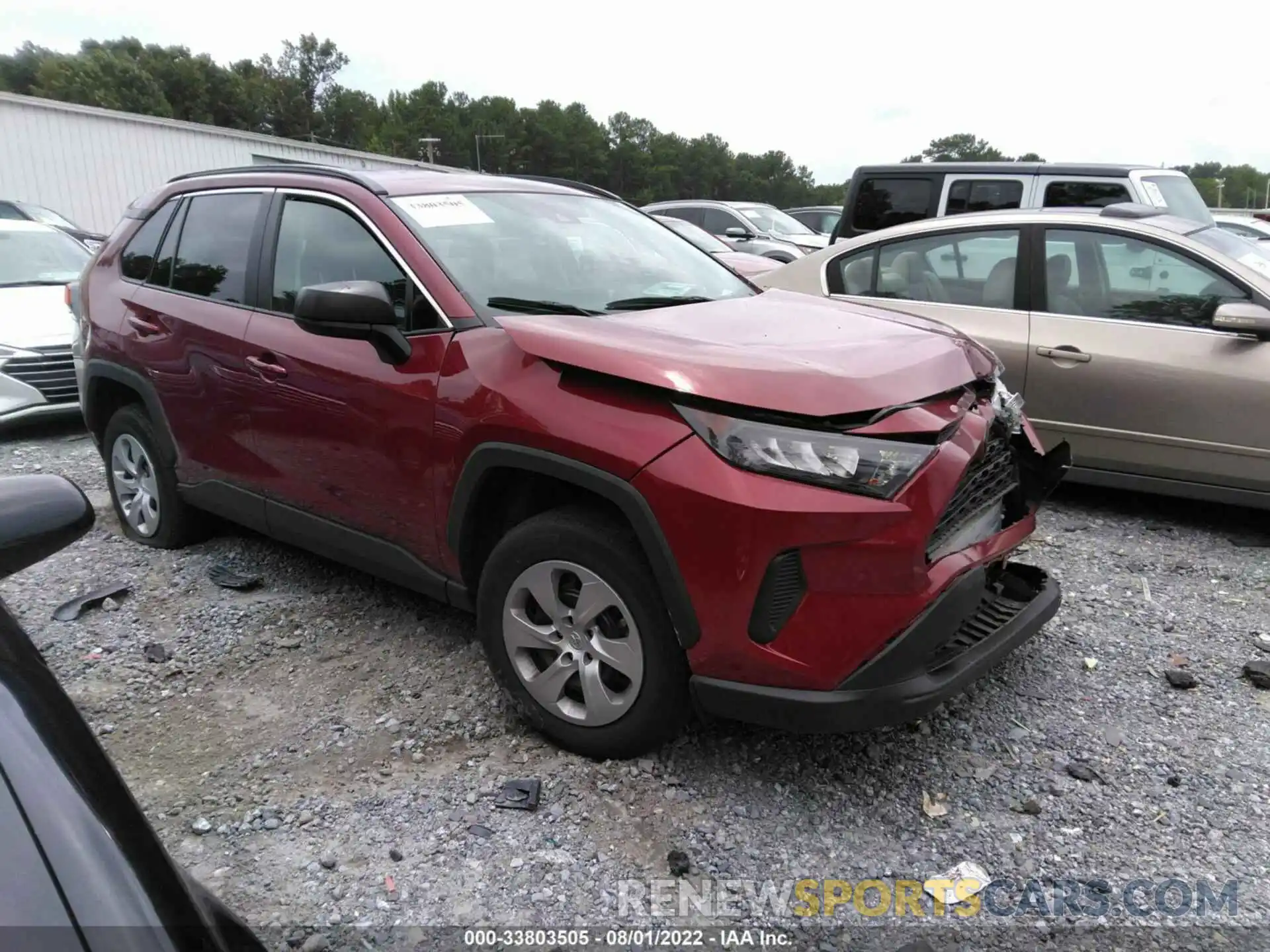 1 Фотография поврежденного автомобиля 2T3H1RFV6MW136867 TOYOTA RAV4 2021