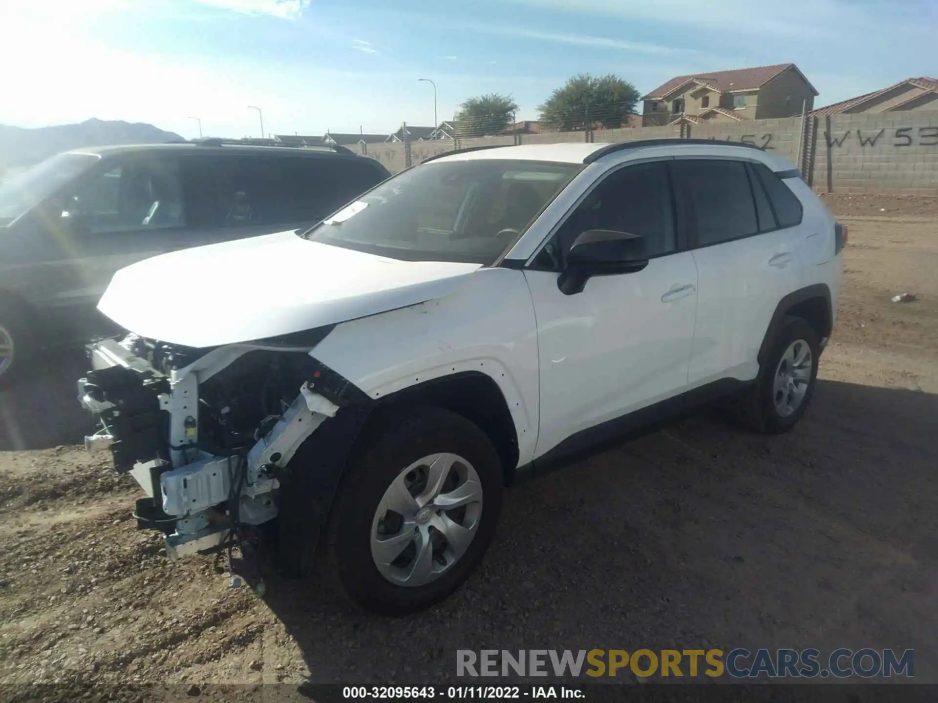 2 Photograph of a damaged car 2T3H1RFV6MW139462 TOYOTA RAV4 2021