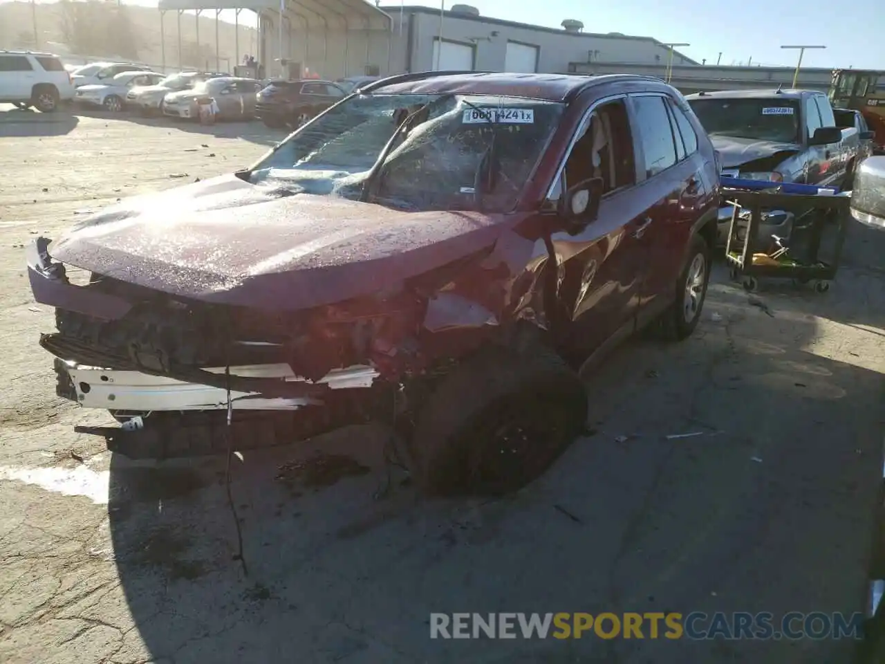 2 Photograph of a damaged car 2T3H1RFV6MW140983 TOYOTA RAV4 2021