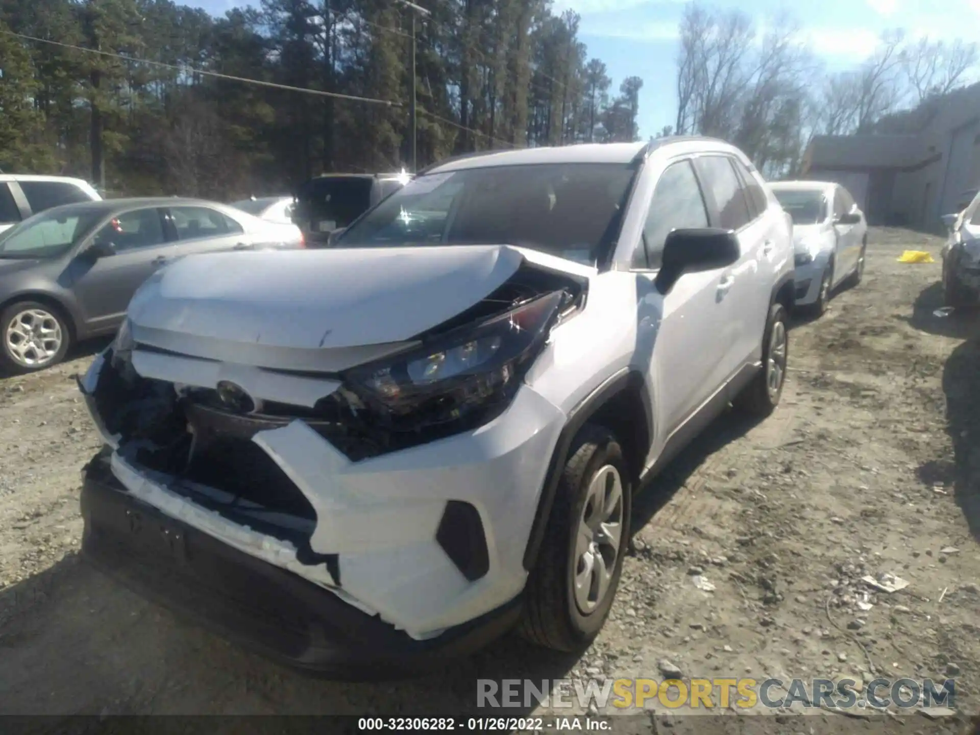 2 Photograph of a damaged car 2T3H1RFV6MW143995 TOYOTA RAV4 2021