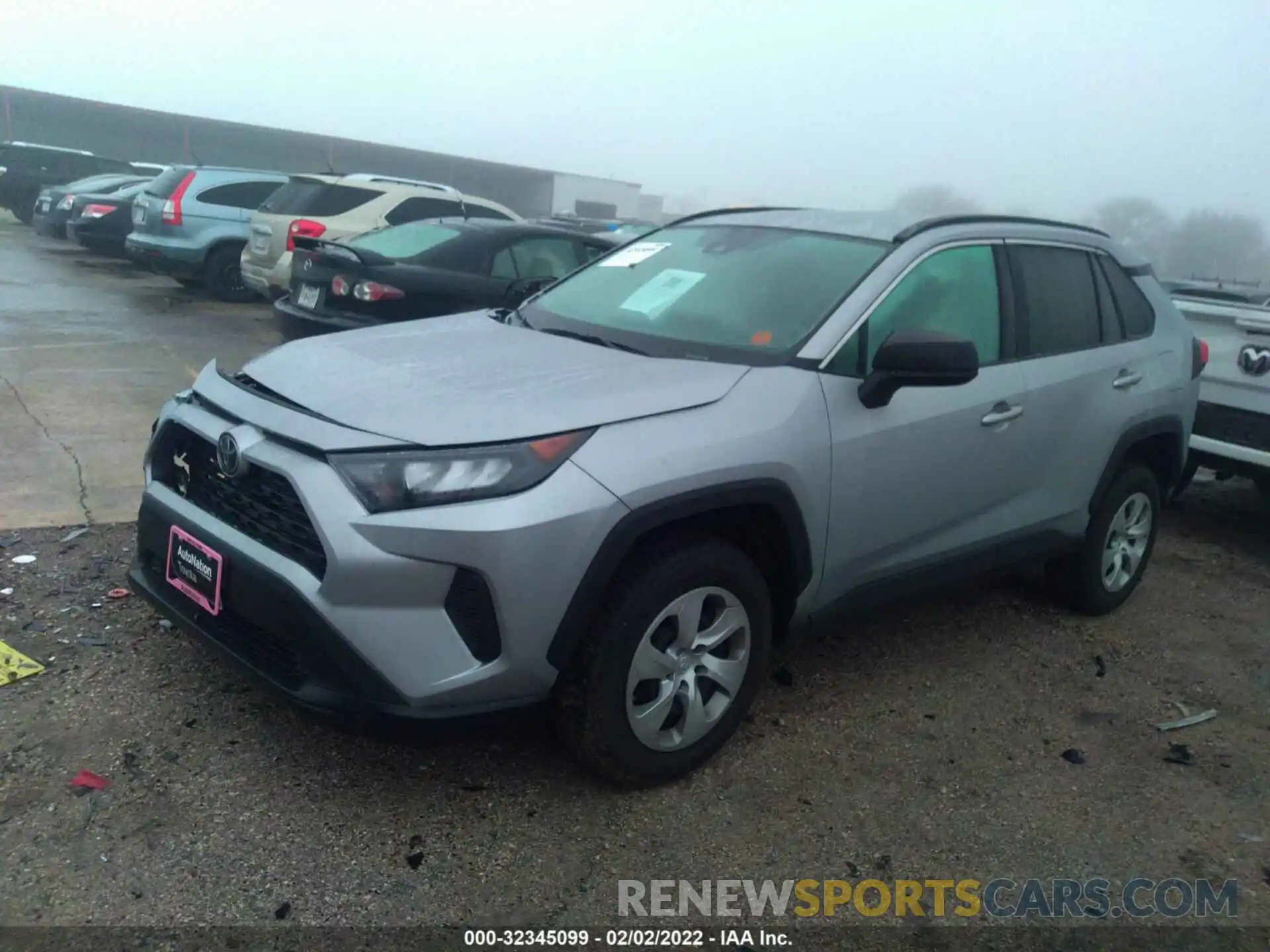 2 Photograph of a damaged car 2T3H1RFV6MW176771 TOYOTA RAV4 2021