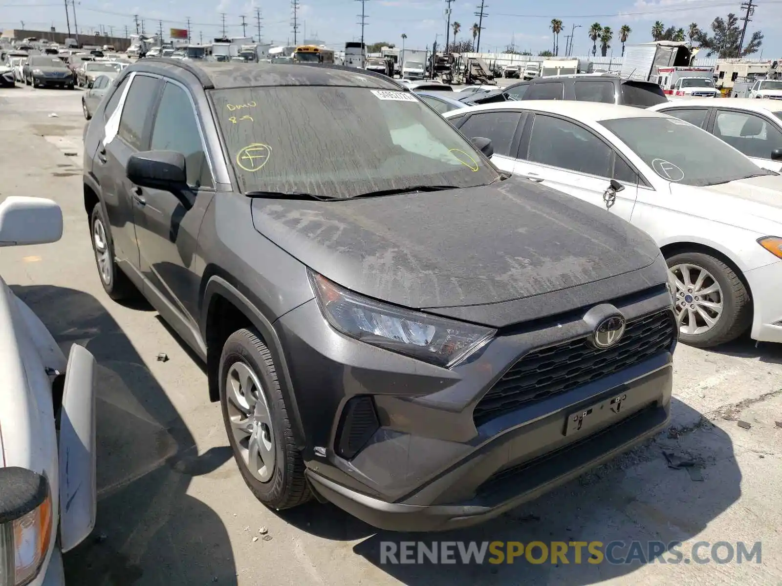 1 Photograph of a damaged car 2T3H1RFV7MC094307 TOYOTA RAV4 2021