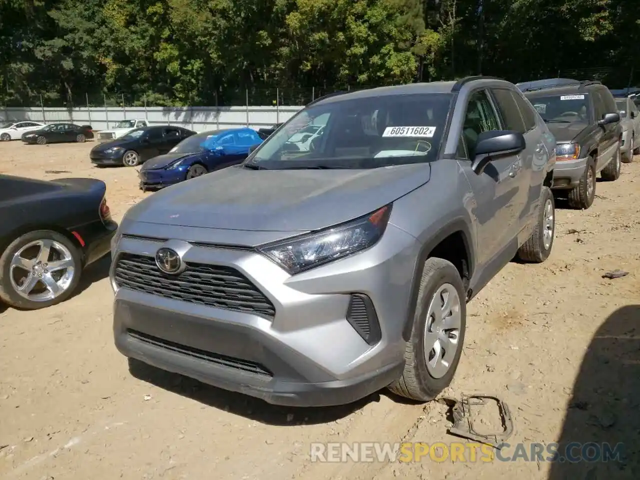 2 Photograph of a damaged car 2T3H1RFV7MC094601 TOYOTA RAV4 2021