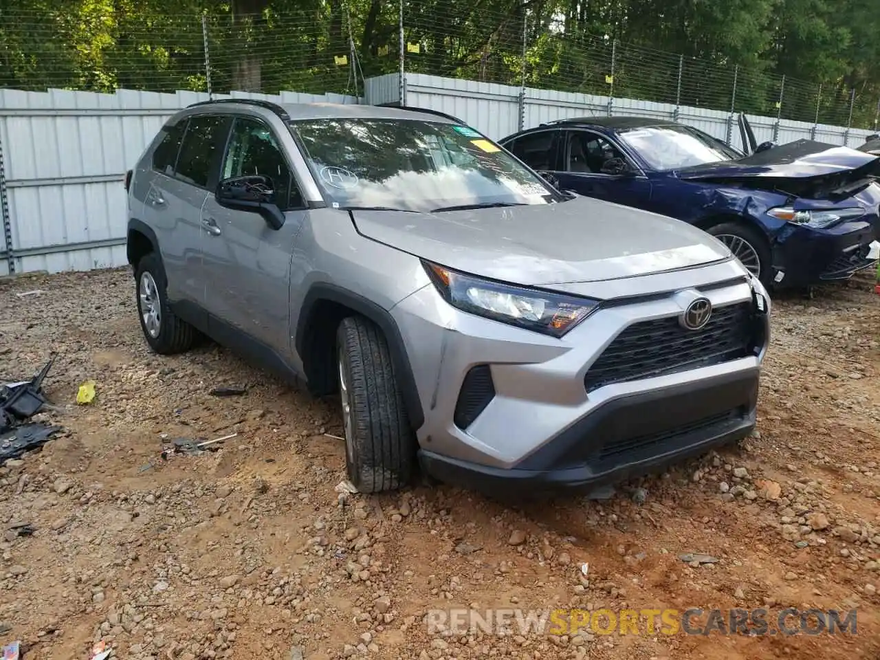 1 Photograph of a damaged car 2T3H1RFV7MC104141 TOYOTA RAV4 2021