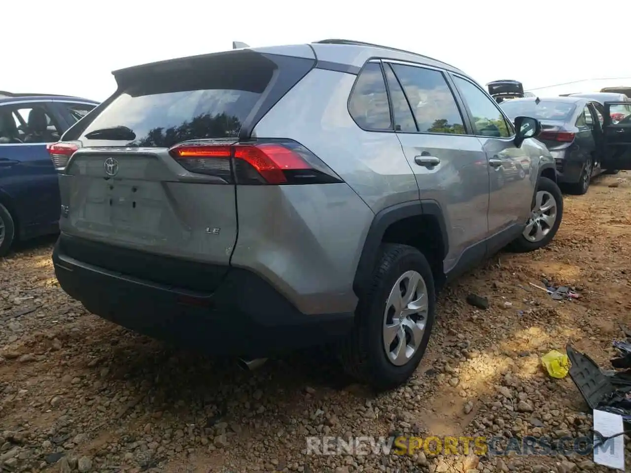 4 Фотография поврежденного автомобиля 2T3H1RFV7MC104141 TOYOTA RAV4 2021