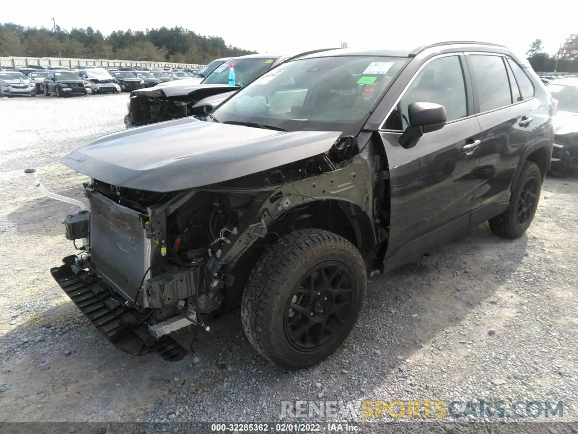 2 Photograph of a damaged car 2T3H1RFV7MC106925 TOYOTA RAV4 2021