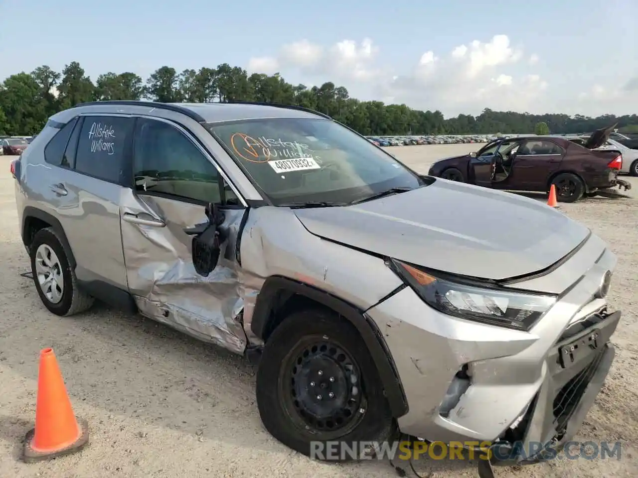 1 Photograph of a damaged car 2T3H1RFV7MC107766 TOYOTA RAV4 2021