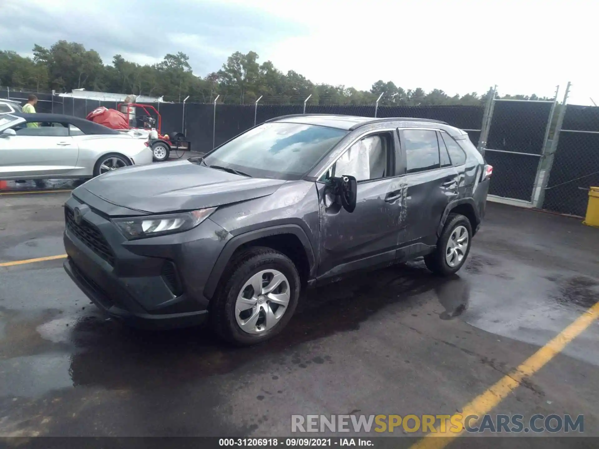 2 Photograph of a damaged car 2T3H1RFV7MC112482 TOYOTA RAV4 2021