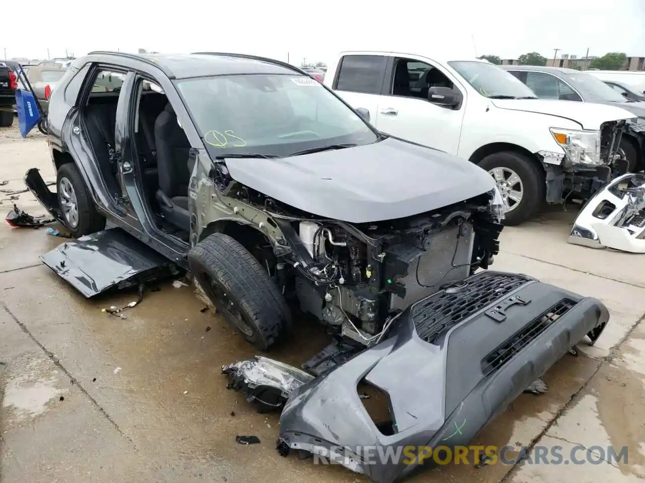 9 Photograph of a damaged car 2T3H1RFV7MC113762 TOYOTA RAV4 2021