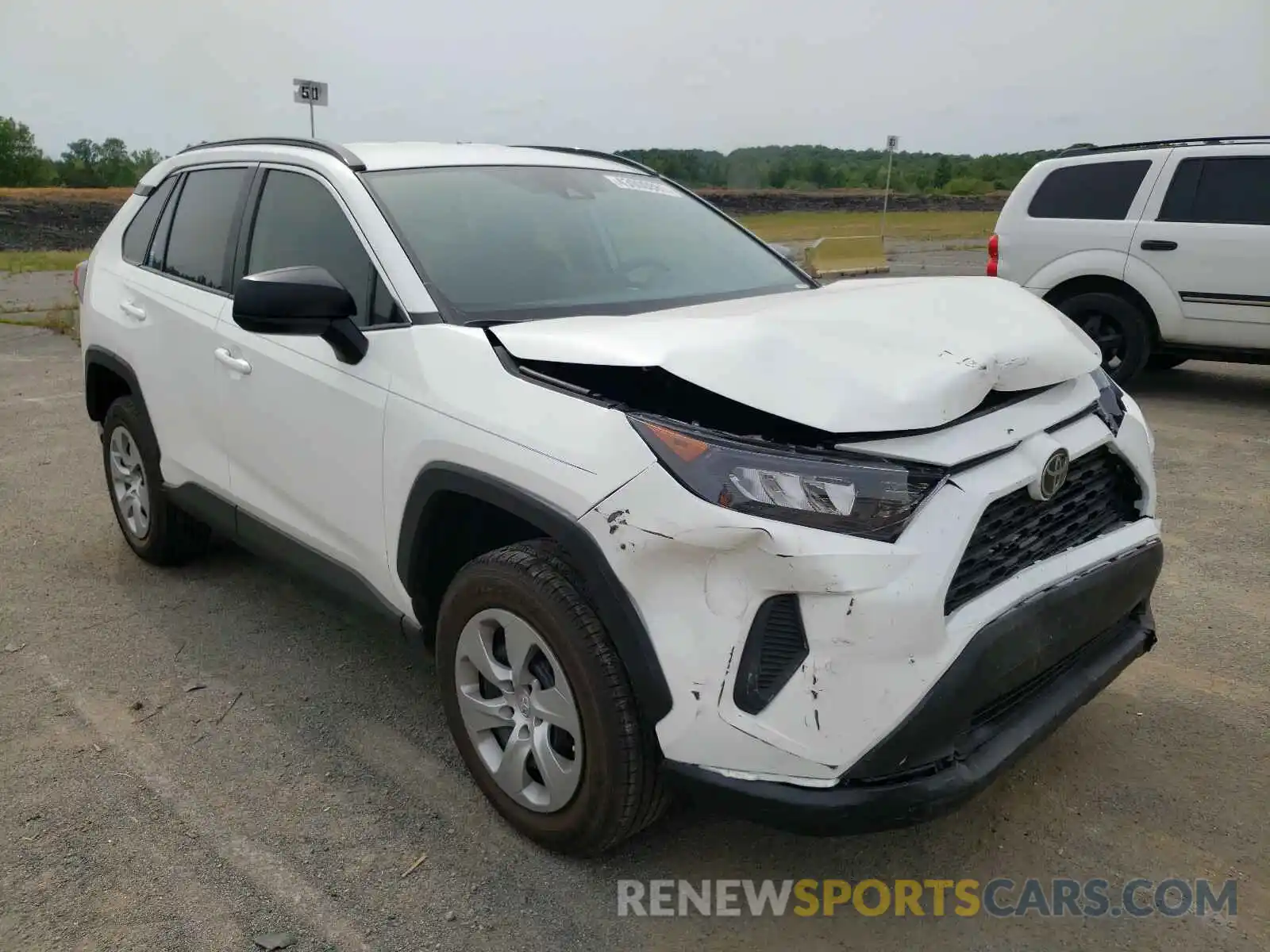 1 Photograph of a damaged car 2T3H1RFV7MC115849 TOYOTA RAV4 2021