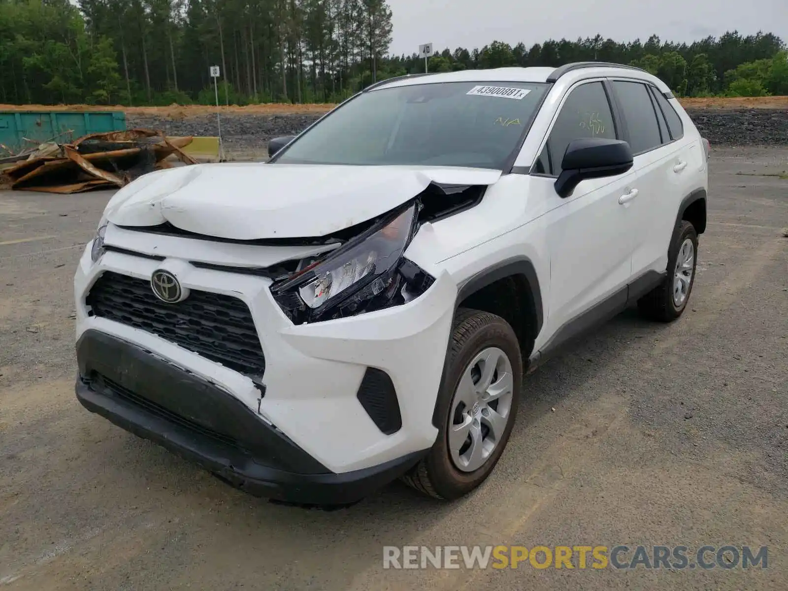 2 Photograph of a damaged car 2T3H1RFV7MC115849 TOYOTA RAV4 2021