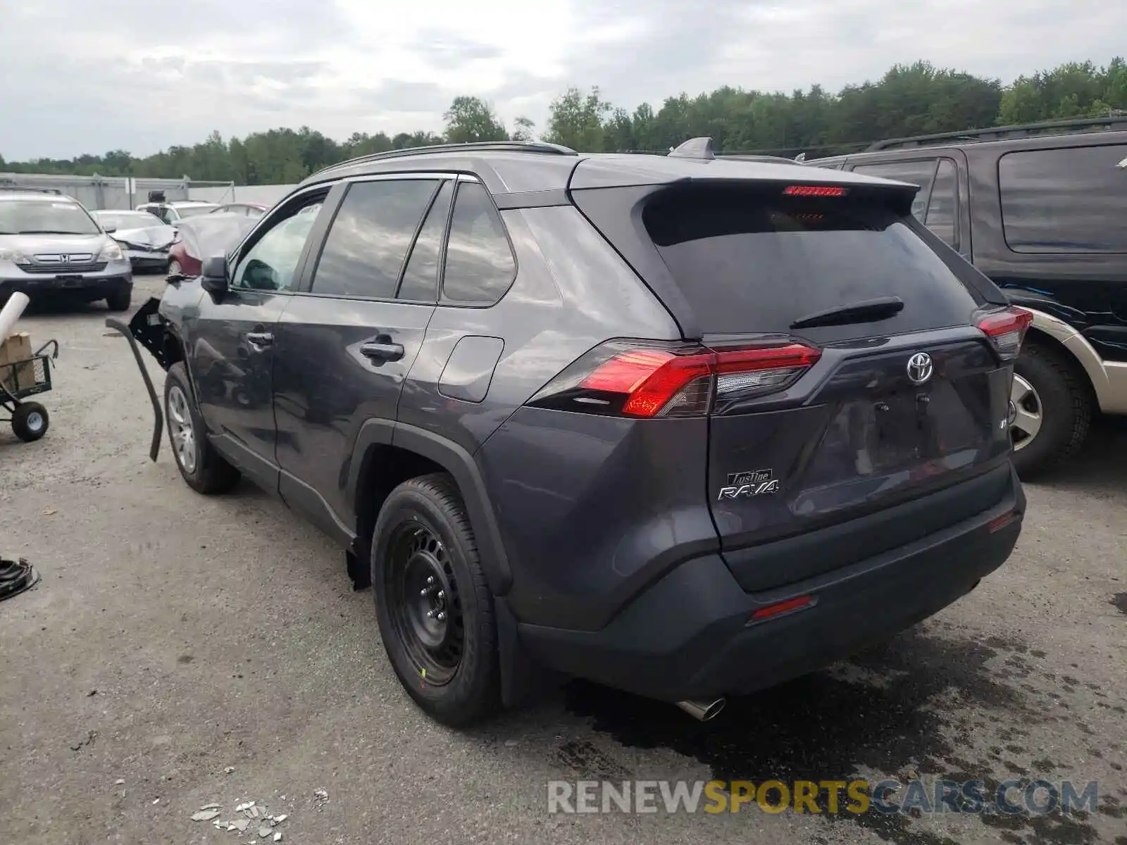 3 Фотография поврежденного автомобиля 2T3H1RFV7MC116922 TOYOTA RAV4 2021