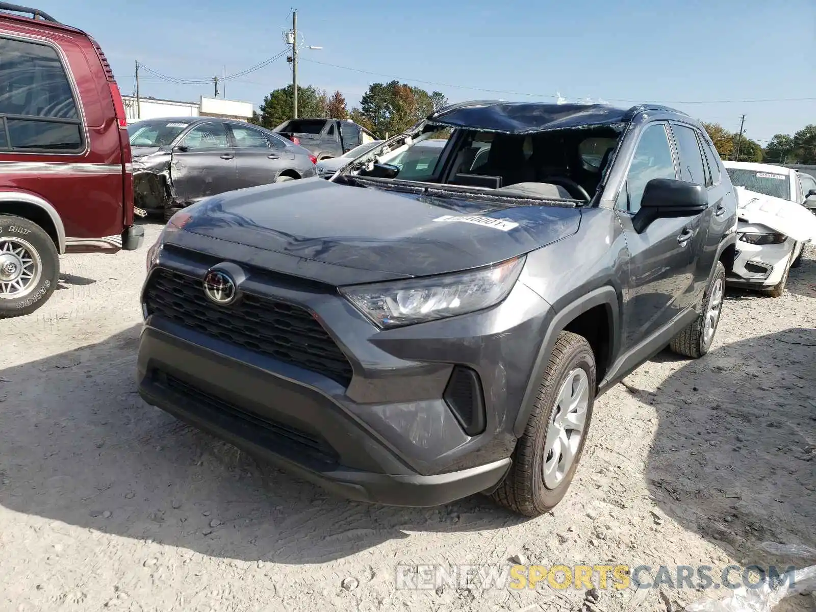 2 Photograph of a damaged car 2T3H1RFV7MC118315 TOYOTA RAV4 2021