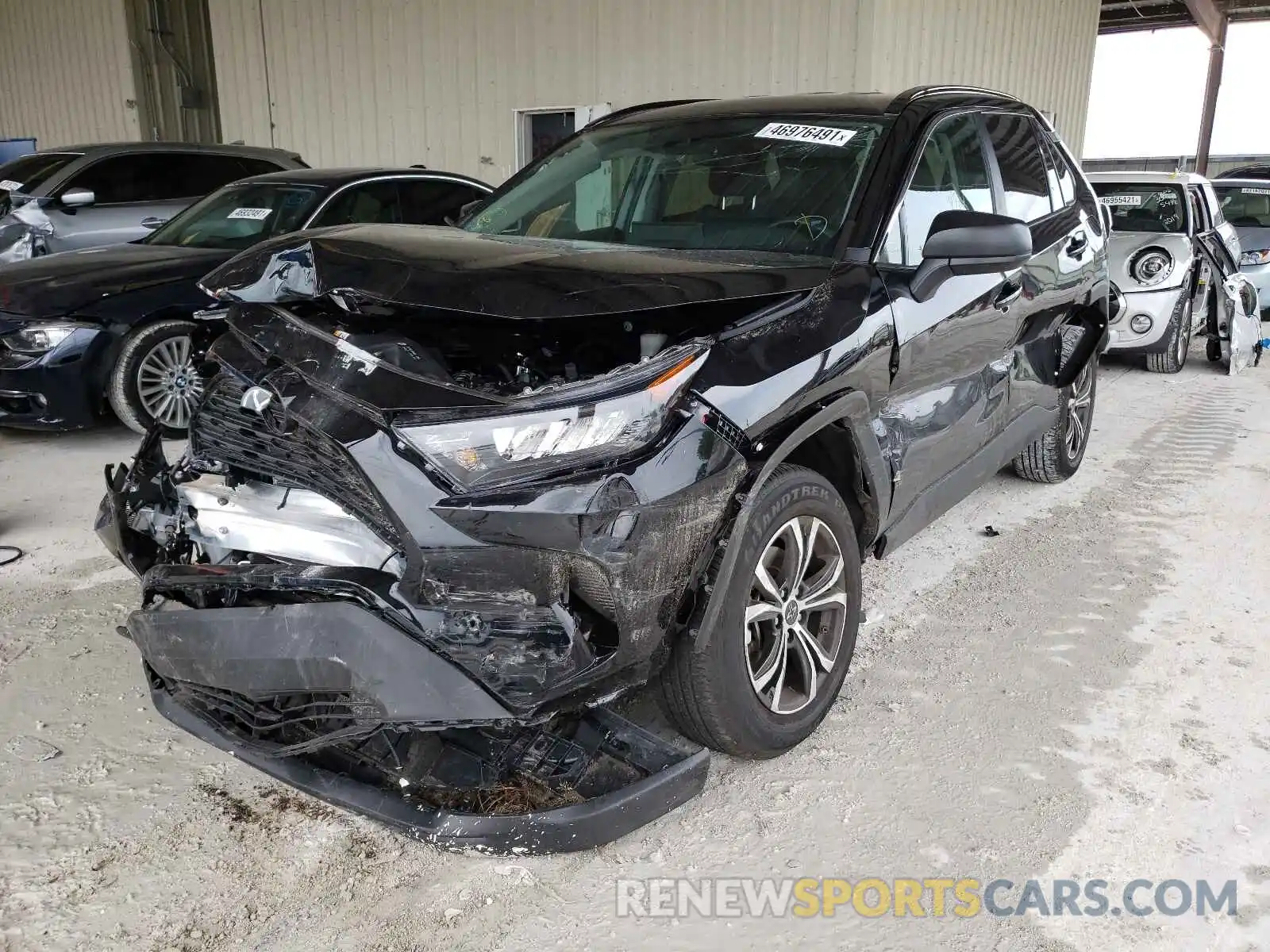 2 Photograph of a damaged car 2T3H1RFV7MC121067 TOYOTA RAV4 2021