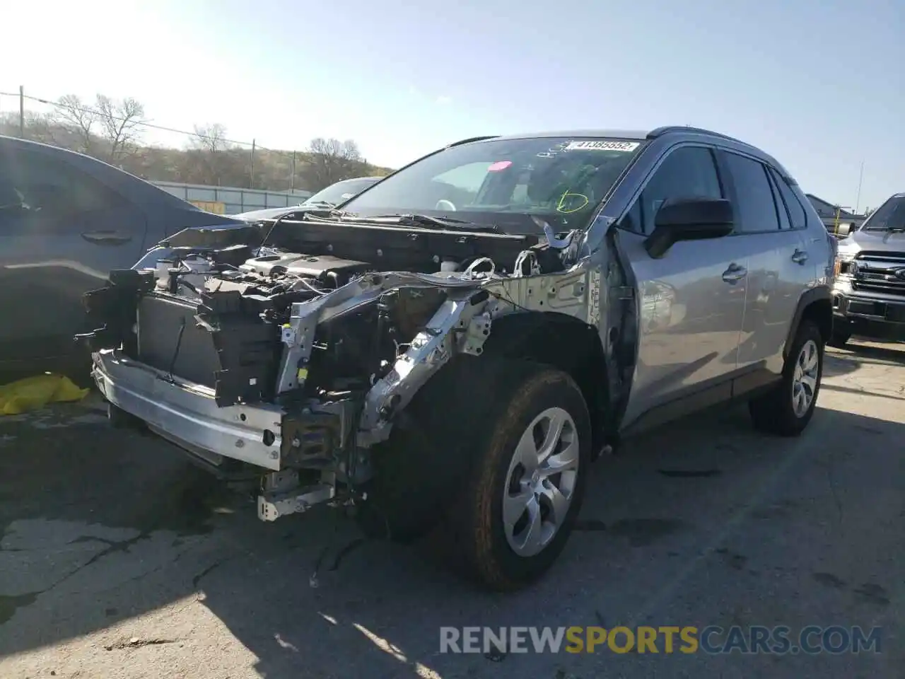 2 Photograph of a damaged car 2T3H1RFV7MC122557 TOYOTA RAV4 2021