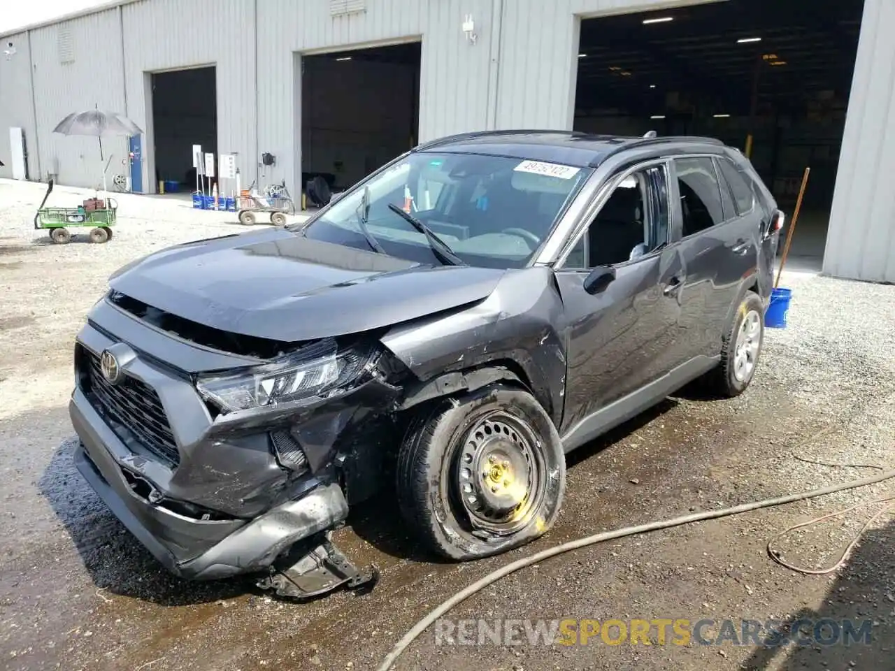 2 Photograph of a damaged car 2T3H1RFV7MC123529 TOYOTA RAV4 2021