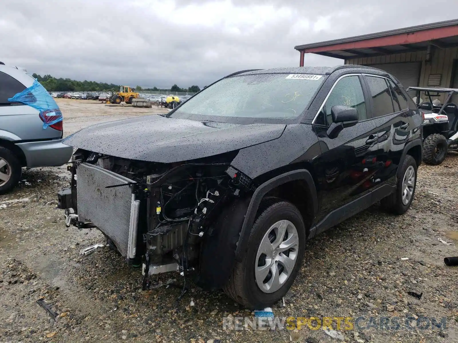 2 Photograph of a damaged car 2T3H1RFV7MC125586 TOYOTA RAV4 2021