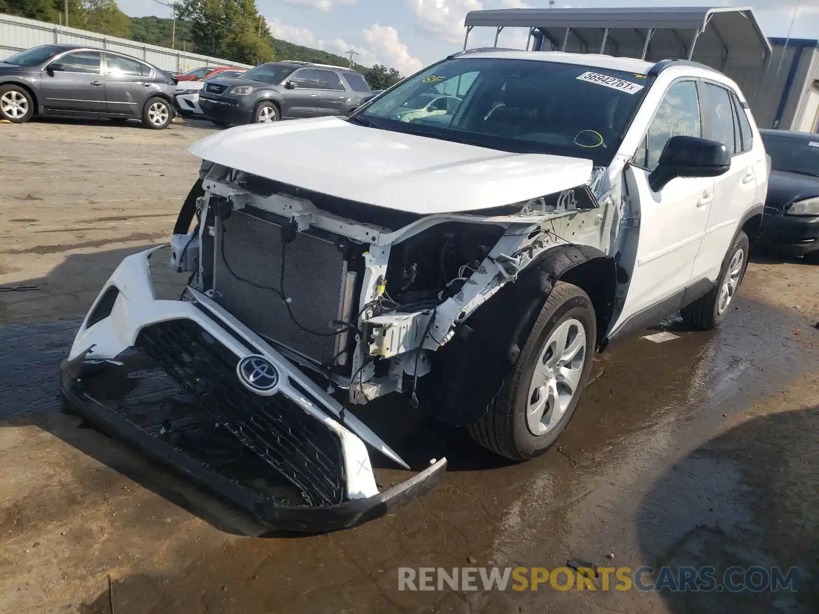 2 Photograph of a damaged car 2T3H1RFV7MC127113 TOYOTA RAV4 2021