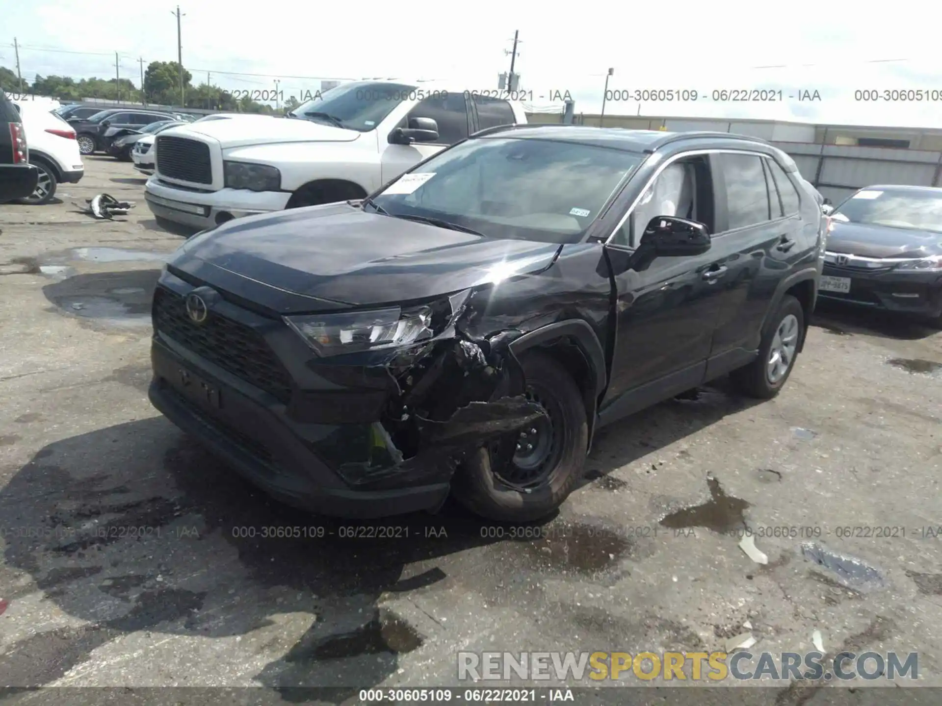 2 Фотография поврежденного автомобиля 2T3H1RFV7MC133204 TOYOTA RAV4 2021