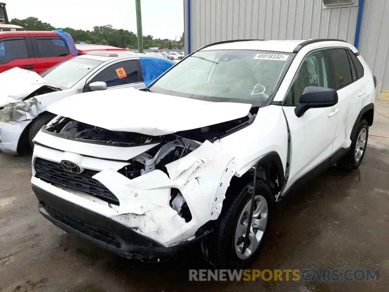 2 Photograph of a damaged car 2T3H1RFV7MC135289 TOYOTA RAV4 2021