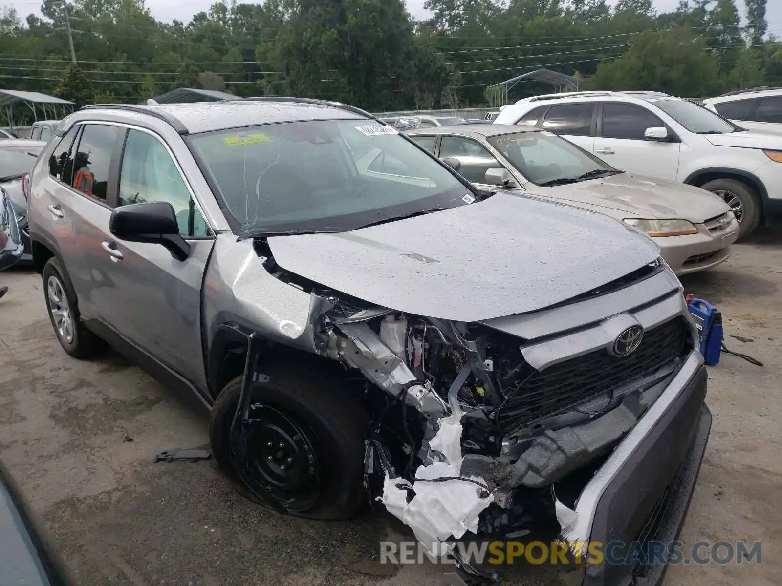 1 Photograph of a damaged car 2T3H1RFV7MC137060 TOYOTA RAV4 2021