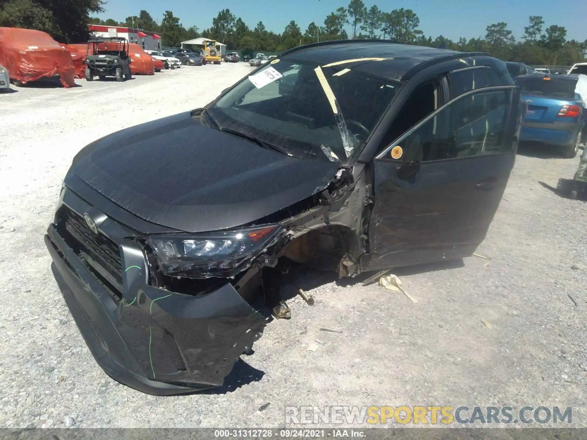 2 Photograph of a damaged car 2T3H1RFV7MC138788 TOYOTA RAV4 2021