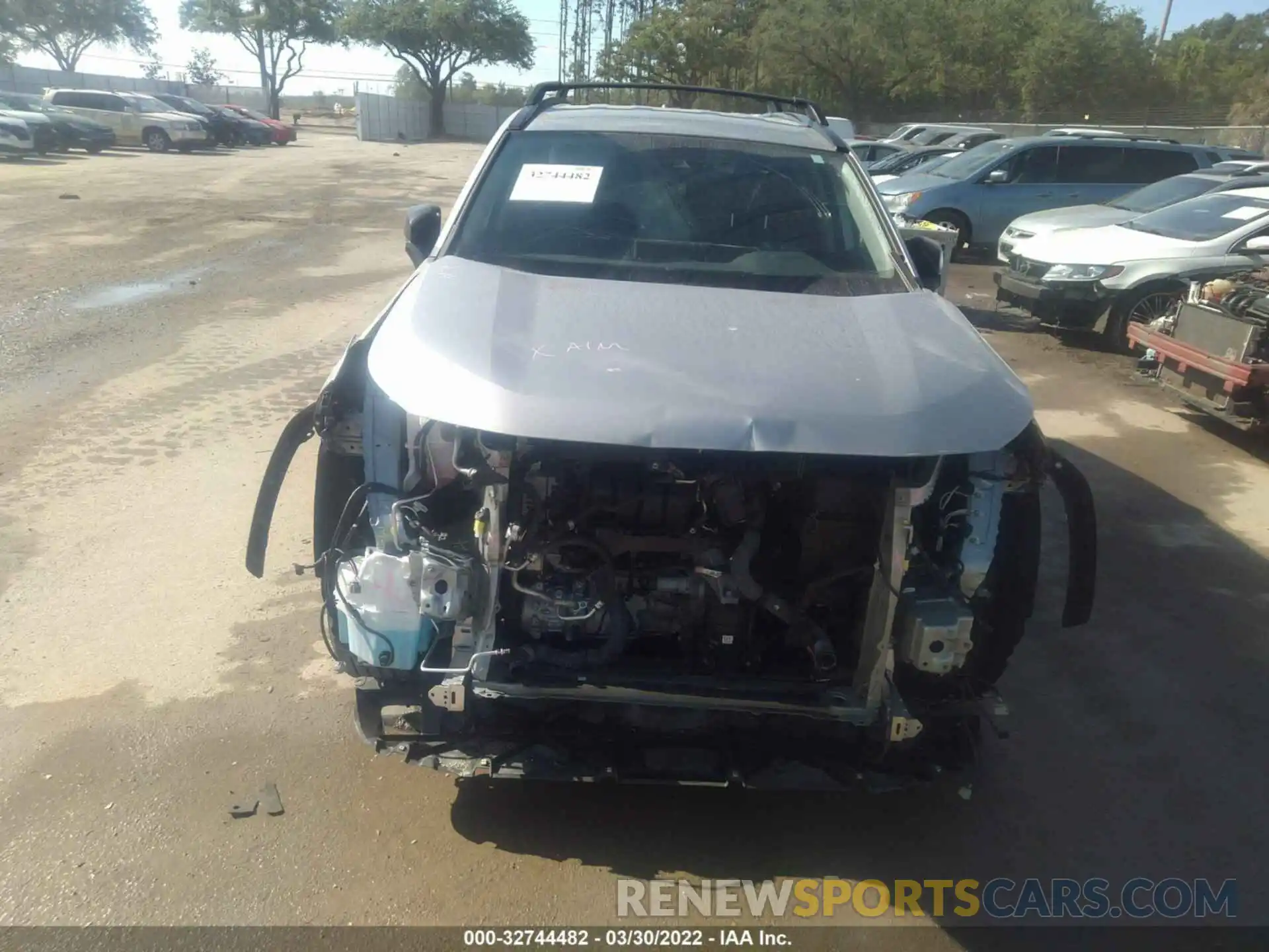 6 Photograph of a damaged car 2T3H1RFV7MC141450 TOYOTA RAV4 2021