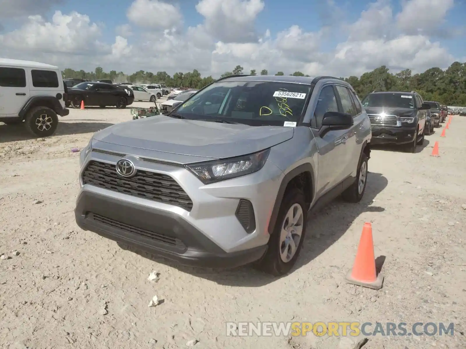 2 Photograph of a damaged car 2T3H1RFV7MC143442 TOYOTA RAV4 2021