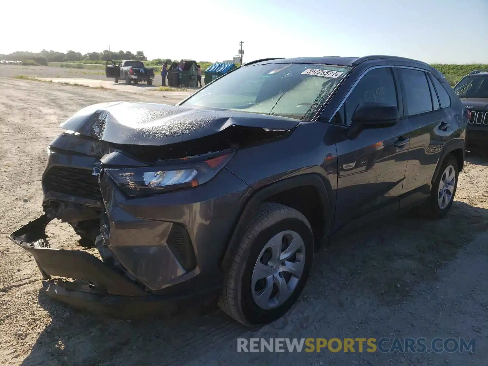 2 Photograph of a damaged car 2T3H1RFV7MC146017 TOYOTA RAV4 2021