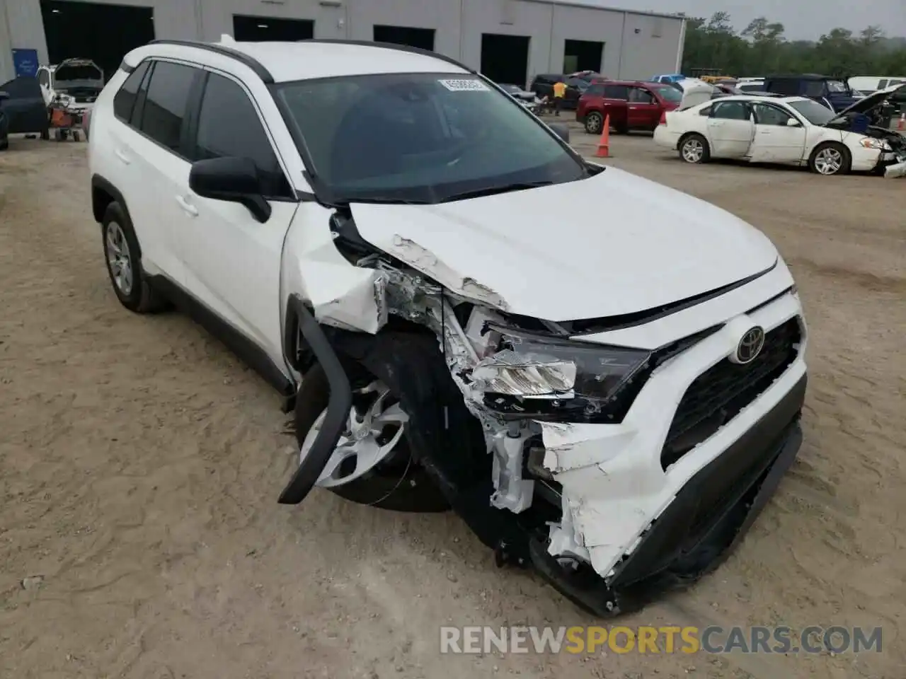 1 Photograph of a damaged car 2T3H1RFV7MC168406 TOYOTA RAV4 2021