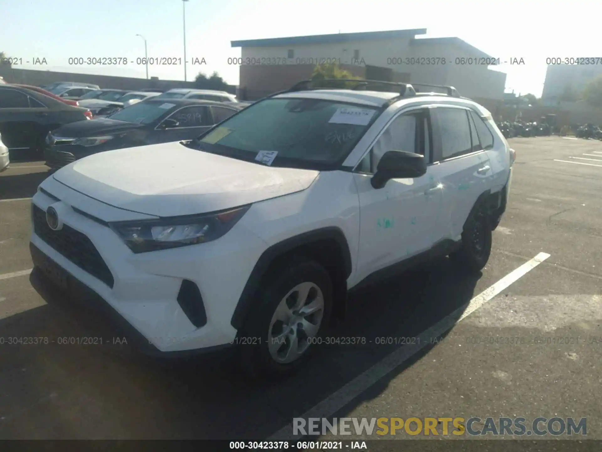 2 Photograph of a damaged car 2T3H1RFV7MW109287 TOYOTA RAV4 2021