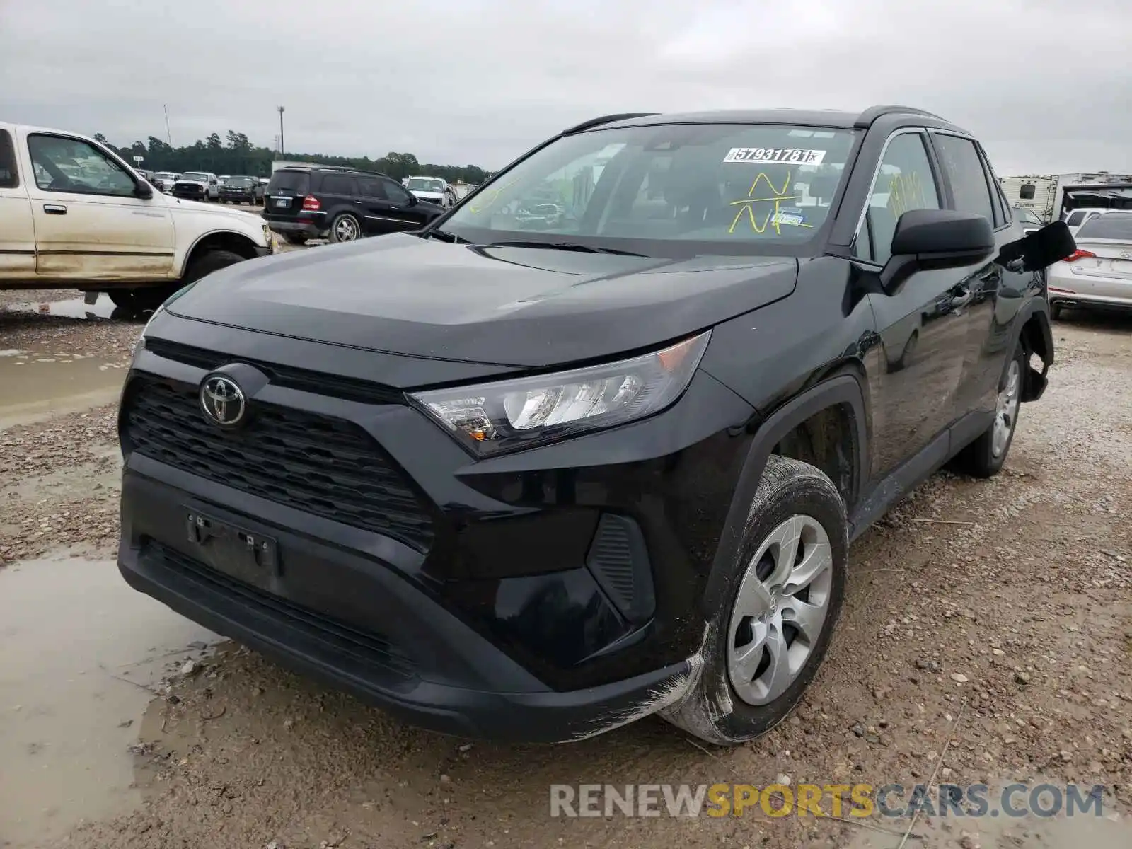 2 Photograph of a damaged car 2T3H1RFV7MW130690 TOYOTA RAV4 2021