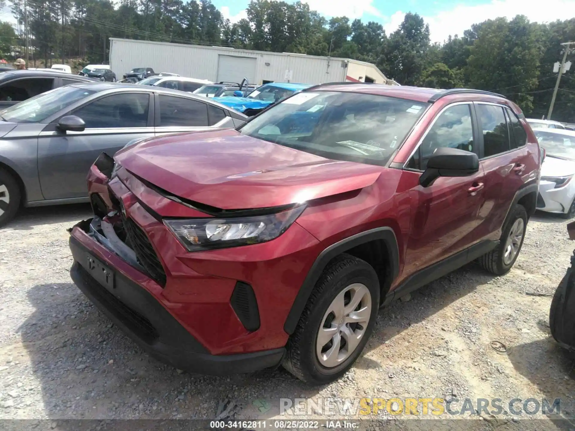 2 Фотография поврежденного автомобиля 2T3H1RFV7MW137235 TOYOTA RAV4 2021