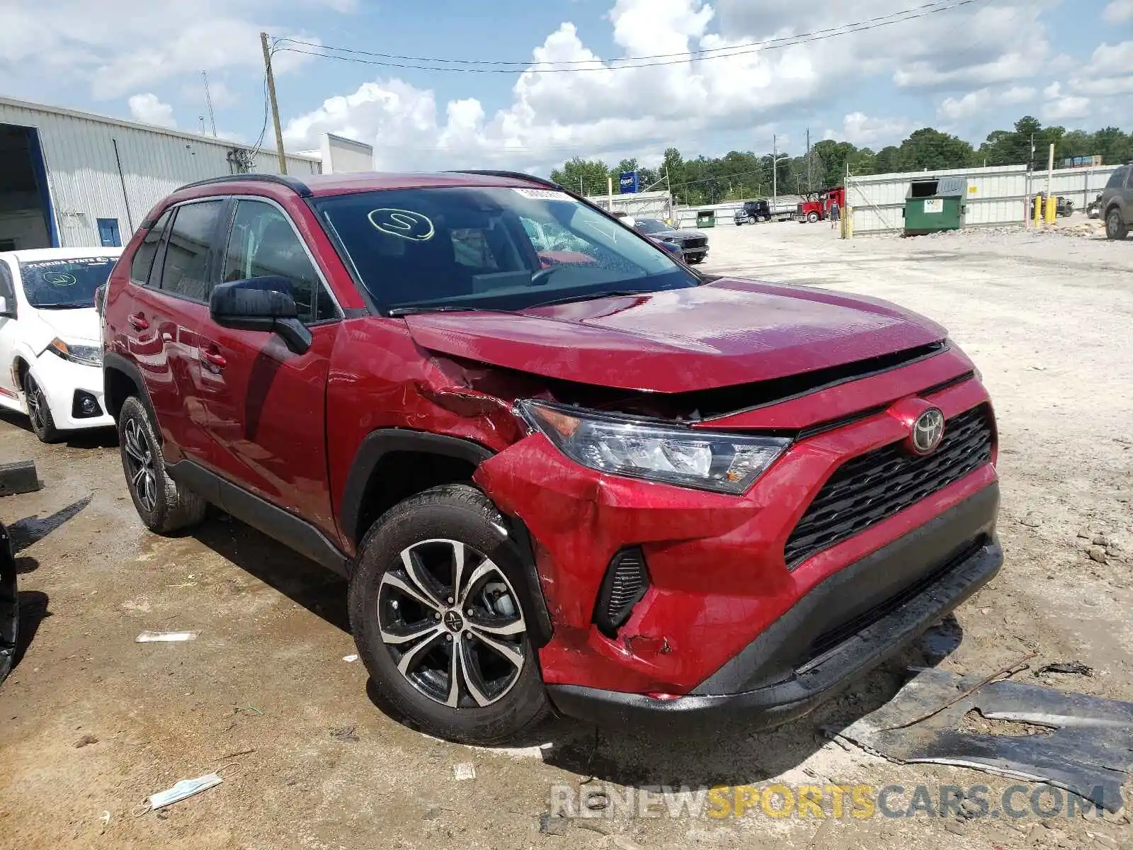 1 Фотография поврежденного автомобиля 2T3H1RFV7MW145190 TOYOTA RAV4 2021