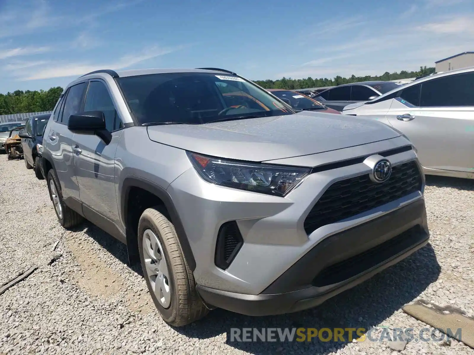 1 Photograph of a damaged car 2T3H1RFV7MW146646 TOYOTA RAV4 2021