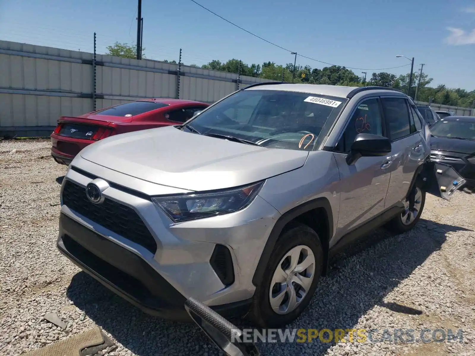 2 Photograph of a damaged car 2T3H1RFV7MW146646 TOYOTA RAV4 2021