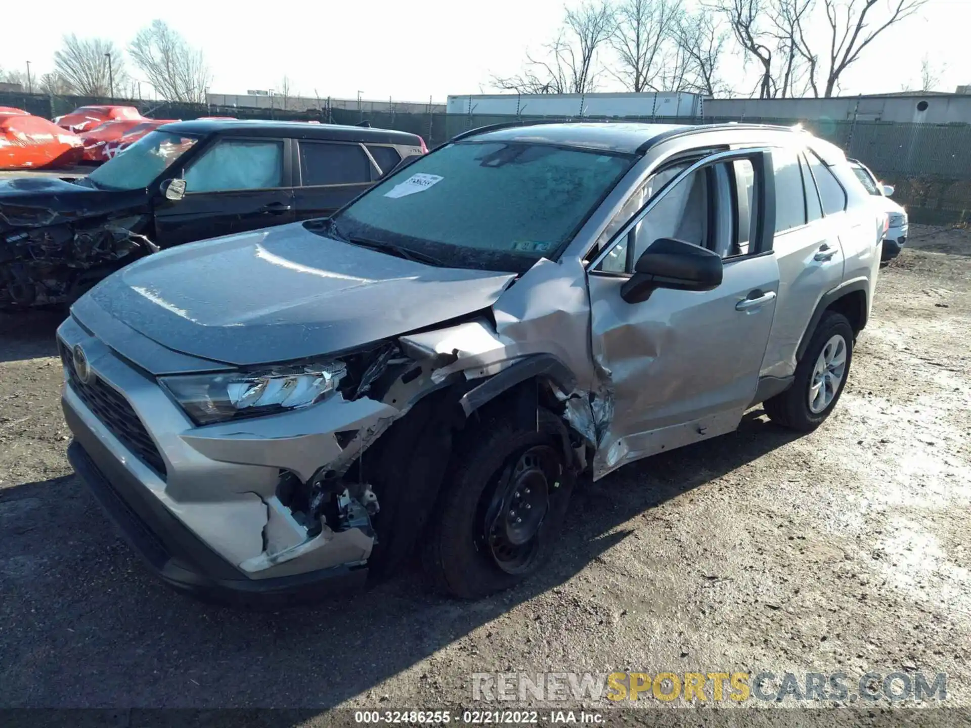 2 Photograph of a damaged car 2T3H1RFV7MW147120 TOYOTA RAV4 2021